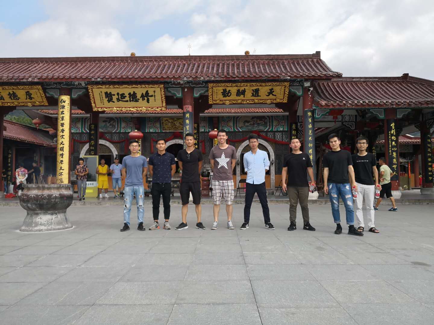 浙江金华部分老师团队活动