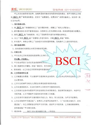 义乌市XX皮具有限公司合作BSCI验厂咨询