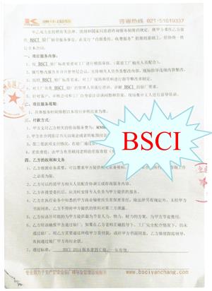 宁波XX工艺品有限公司合作BSCI验厂咨询