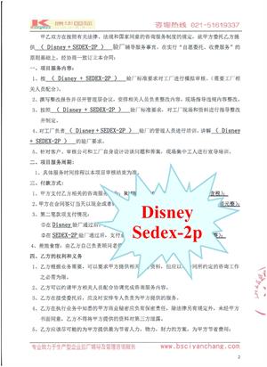 义乌市XX进出口有限公司合作迪斯尼+sedex2p验厂咨询