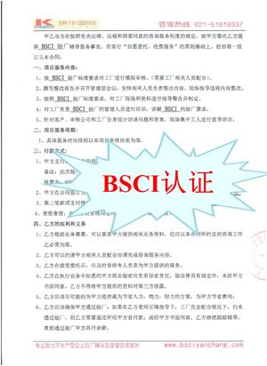 常熟市XX日用品有限公司与康华合作bsci验厂咨询