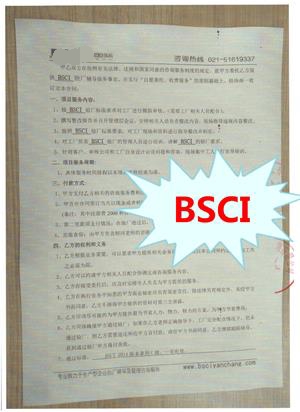 扬州XX制衣有限公司与康华合作BSCI验厂咨询
