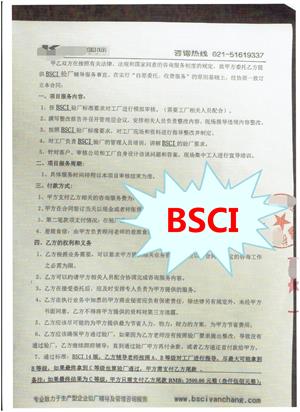 杭州XX纺织有限公司与康华合作BSCI验厂咨询