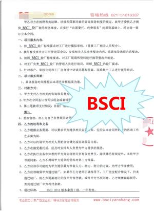 宁波XX旅游休闲用品有限公司与康华合作BSCI验厂咨询