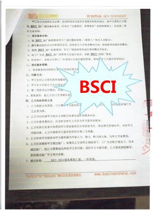 浙江XX家居用品有限公司与康华合作BSCI验厂咨询