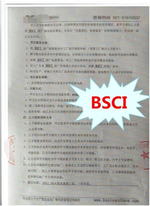 义乌市XX箱包有限公司与康华合作BSCI验厂咨询
