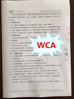玉环XX眼镜有限公司与康华验厂咨询 WCA